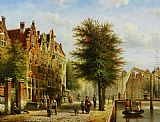 Famous Canal Paintings - By the Canal